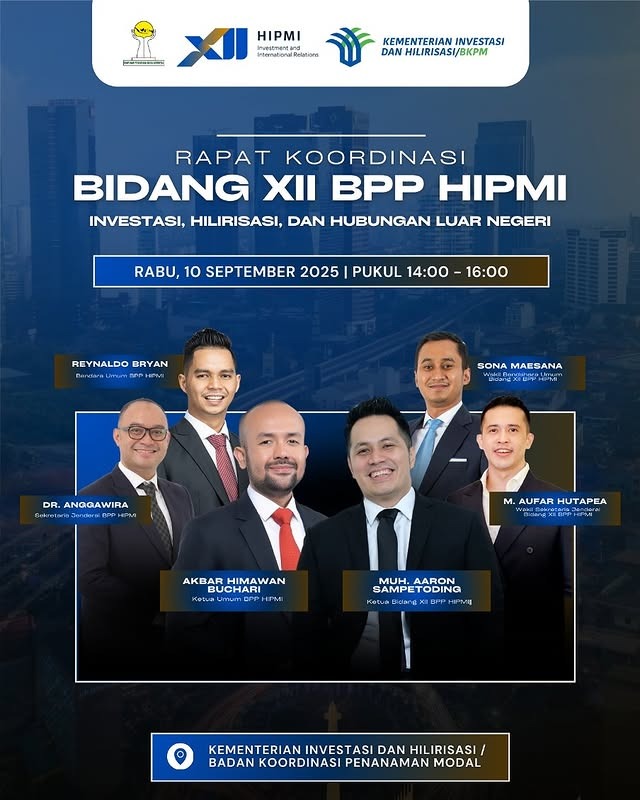 Rapat Koordinasi Bidang XII BPP HIPMI