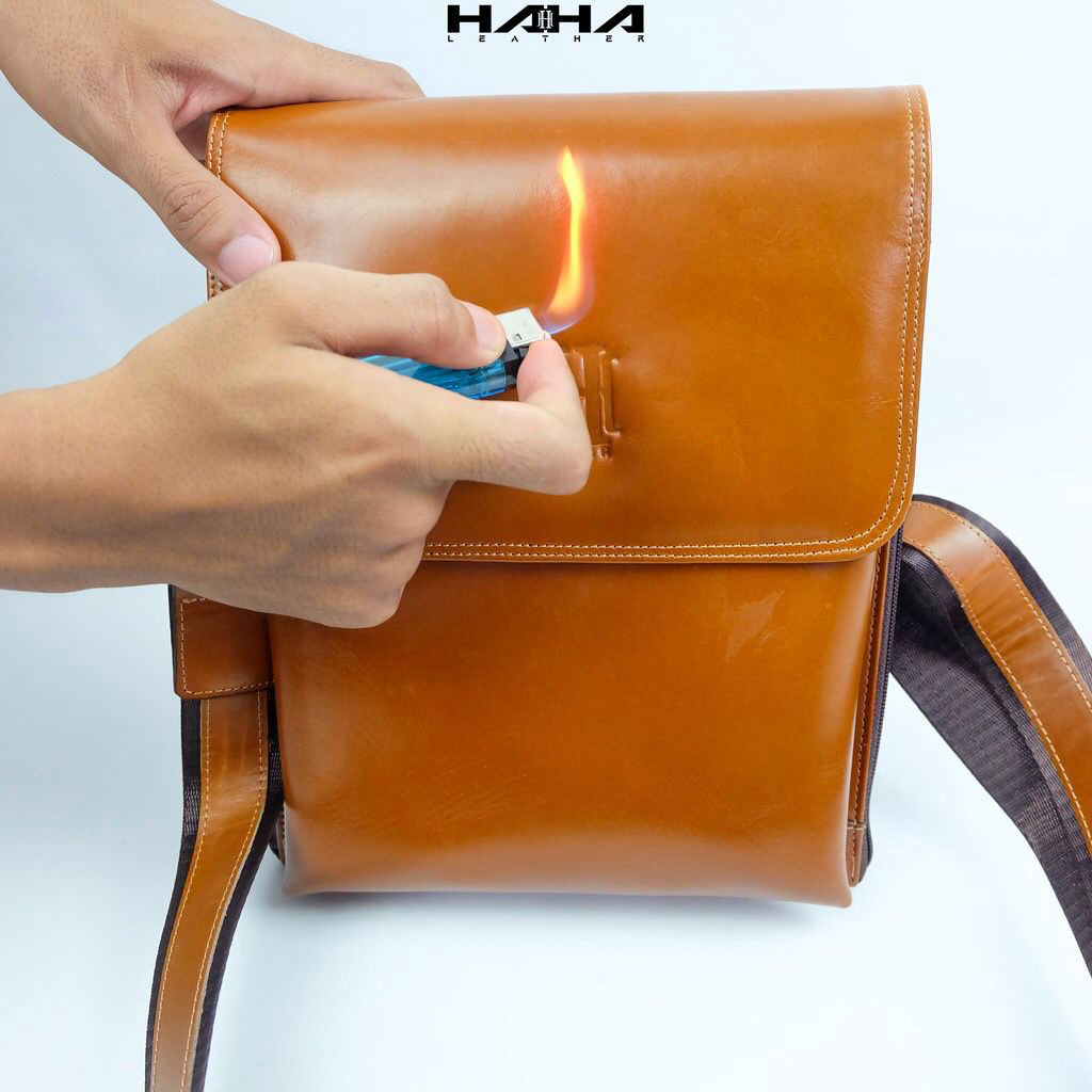 Boyclass Tas Slingbag Kulit Asli Selempang Slempang Dada Waistbag Bahan Kulit Asli Pria Laki Cowok