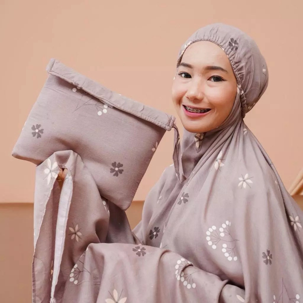Mukena Rayon Bali Standar Terbaru Dewasa Falisha Cantik Nyaman Mewah Lembut
