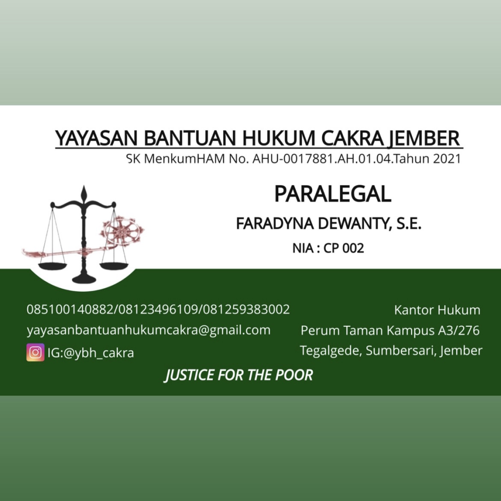 YAYASAN BANTUAN HUKUM CAKRA