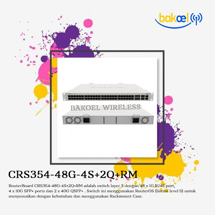 Mikrotik Routerboard CRS354-48G-4S+2Q+RM