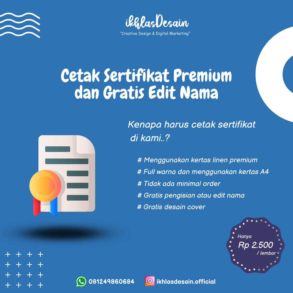 Cetak Sertifikat