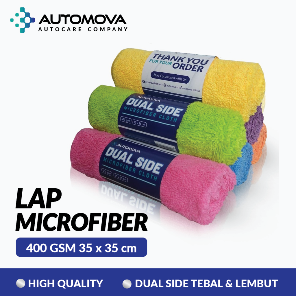 LAP MICROFIBER AUTOMOVA DUAL SIDE 2 SISI