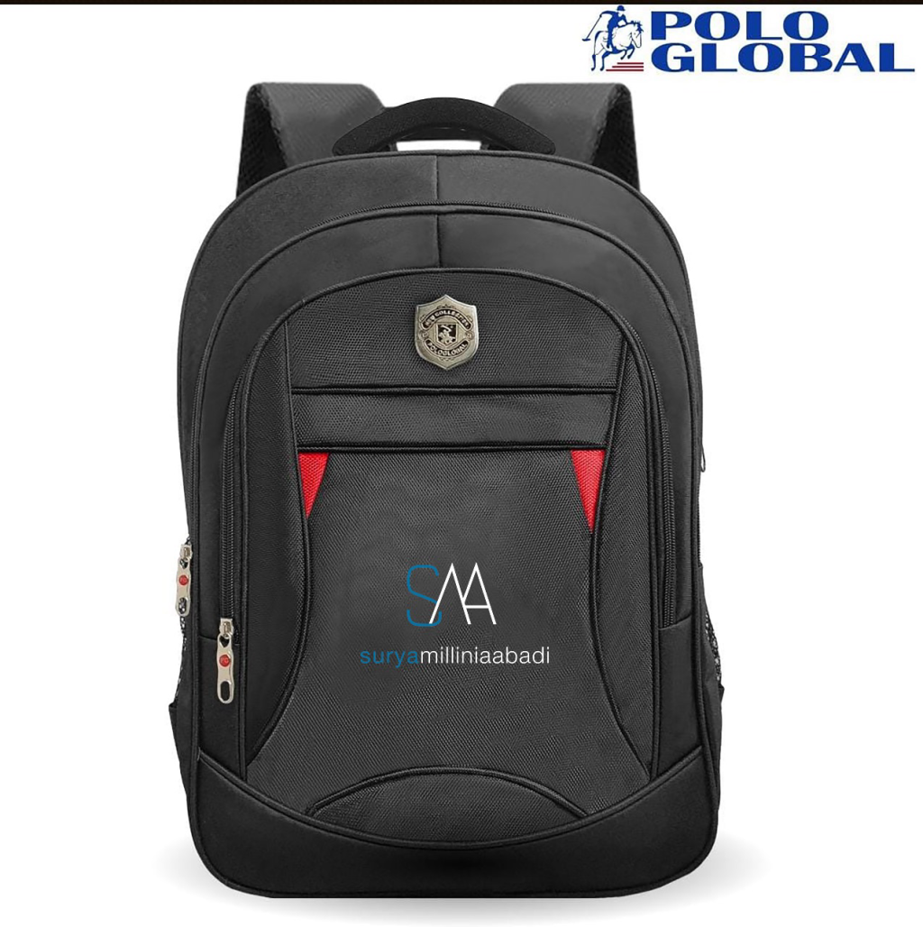 Tas Ransel Polo Global - Bisa Custom Logo Perusahaan Anda